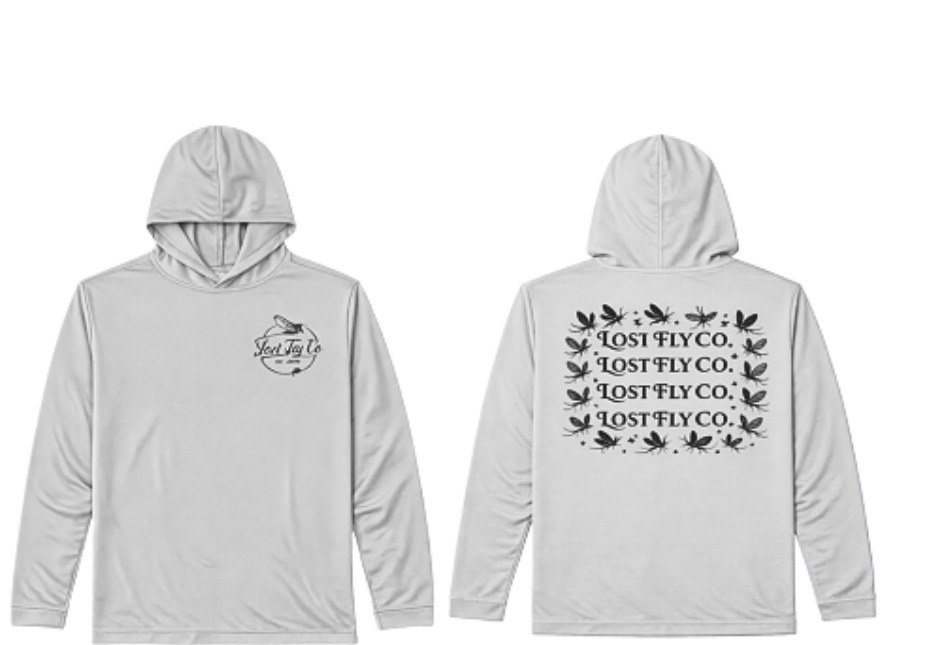 Attack of the Flies Sunshirt, Gray colorway