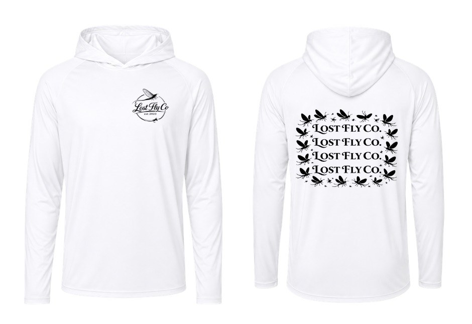 Attack of the Flies Sunshirt, White colorway
